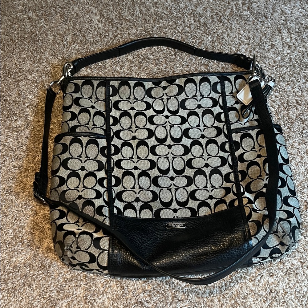 Coach SoHo Signature Big Flap Hobo bag
